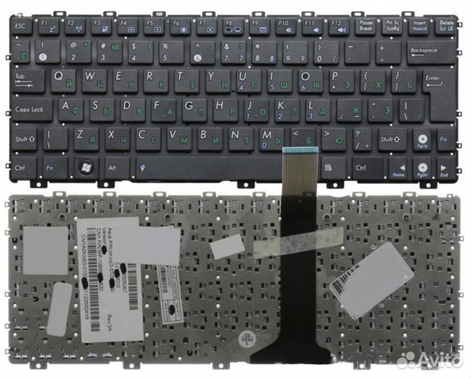Клавиатура Asus 1015 черная без рамки новая