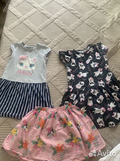 Пакет вещей для девочки 128-140