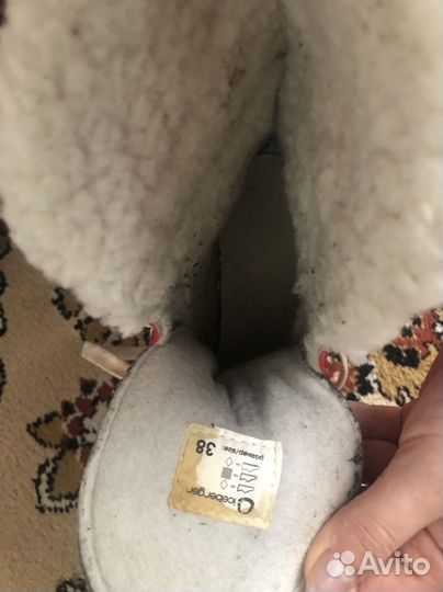 Коньки красные женские iceberger кожанные