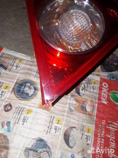 Задние фонари Chevrolet Lacetti 5D (хэтчбек)