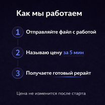 Рерайт – оригинальность от 85%, без ии, Марфино