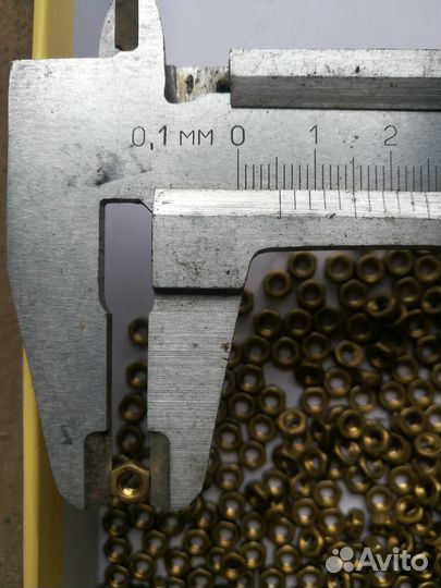 Гайка медная М 2,5