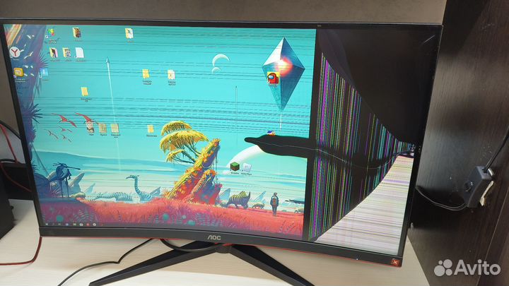 Монитор компьютерный игровой 27 дюйма бу изогнутый