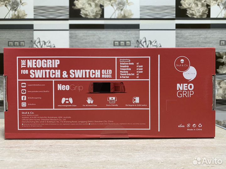 Grip Scull & Co Oled Mario Limited Edition Новый