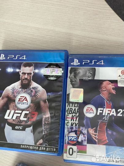 Ufc 3 и Fifa 21 Ps4