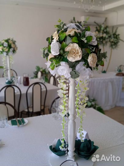 Оформление свадебного зала