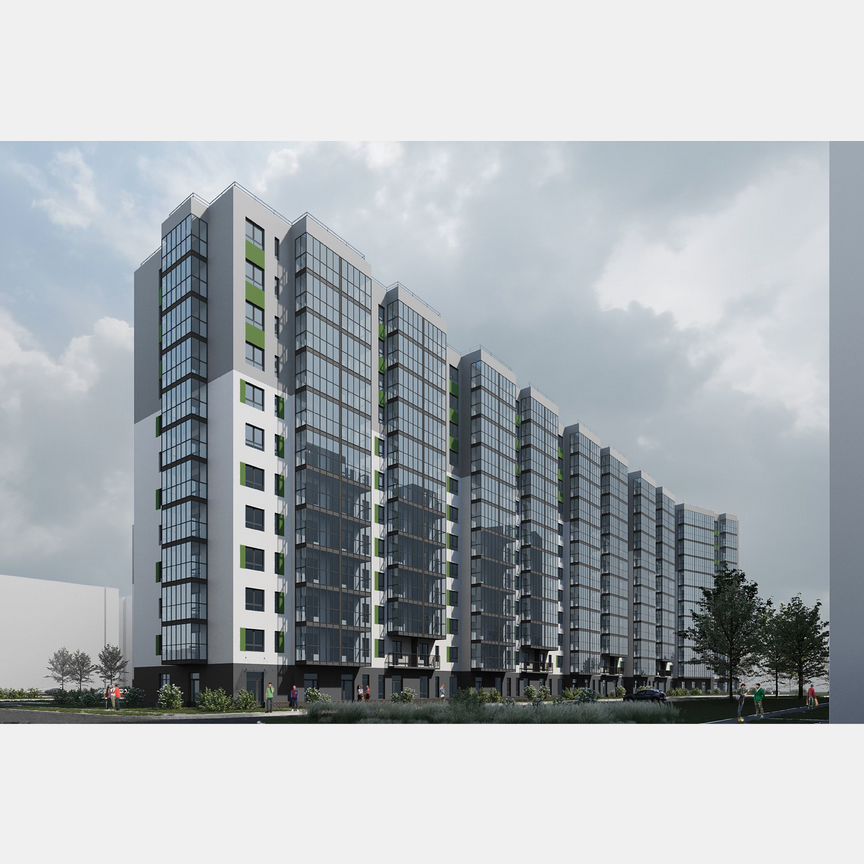 2-к. квартира, 54 м², 10/12 эт.
