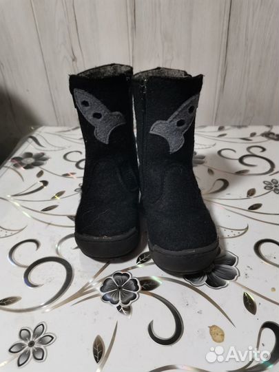Ботиночки детские на войлоке