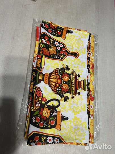 Скатерть хлопок 150*180 + 4 полотенца