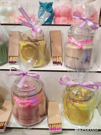 Свечи ручной работы 100мл