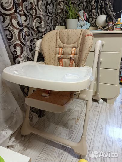 Стульчик для кормления happy baby william pro
