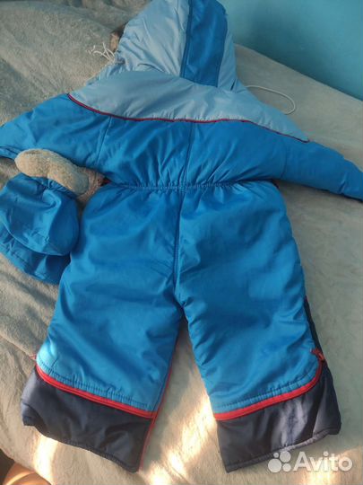 Детский комбинезон- трансформер 74 зима