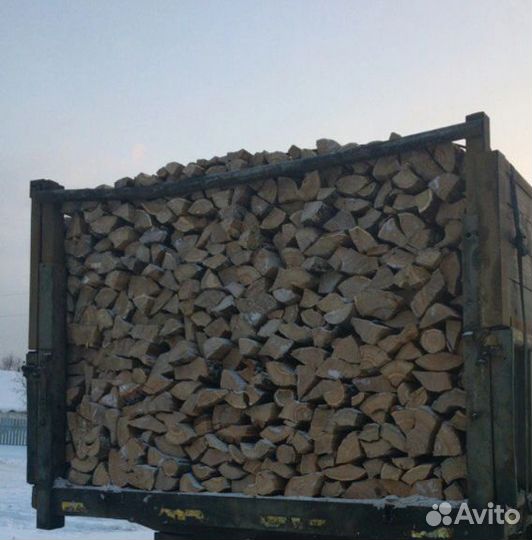 Дрова дубовые колотые