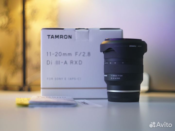 Новый Tamron 11-20 mm 2.8 (Sony E)
