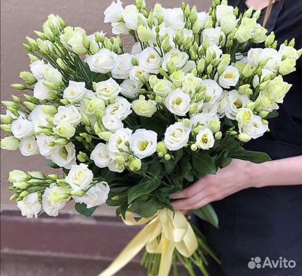 Цветы букет альстромерий, эустомы Казань