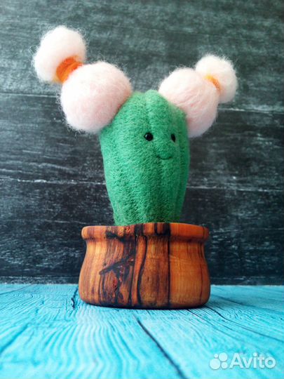 Кактусёнок Кристина, ручная работа, новое