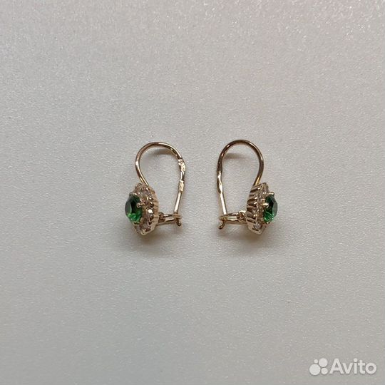 Золотые серьги 585 пробы