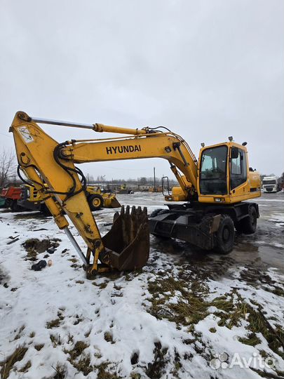 Колёсный экскаватор Hyundai R170W-7, 2007