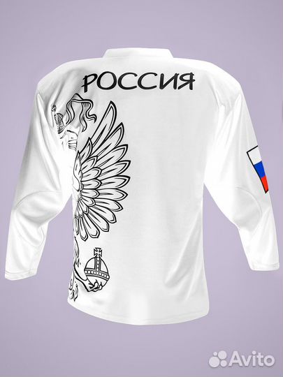 Хоккейная майка 28р-60р (цвет белый)