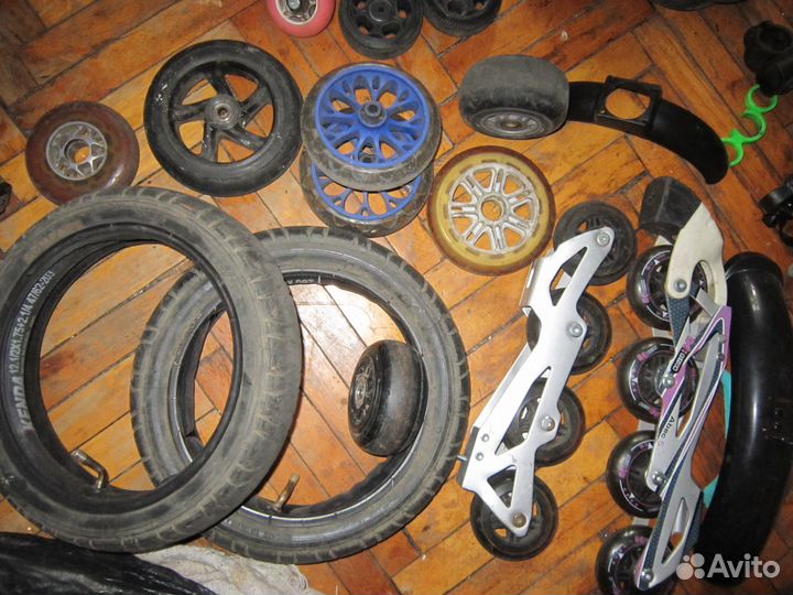 Части самоката колёса 12-8 см