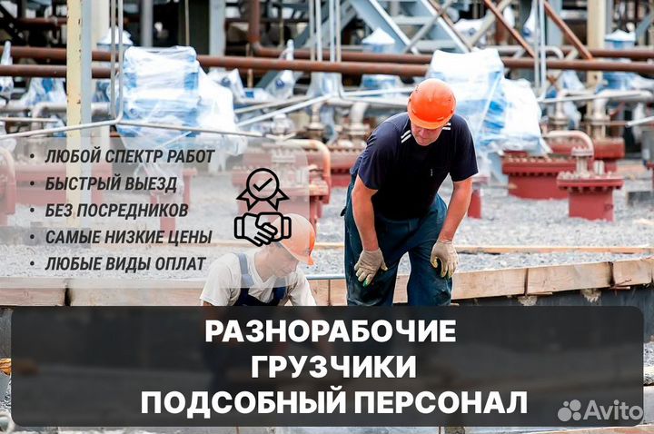 Разнорабочие Услуги разнорабочих 24\7