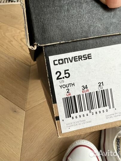 Кеды converse на мальчика р.34