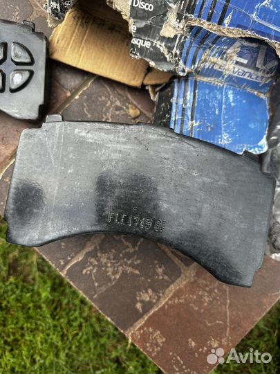 Тормозные колодки передние frasle и втулки