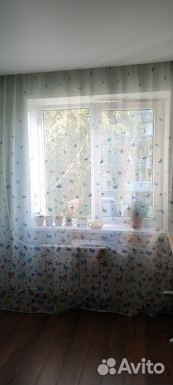 Тюль 300*260 Бабочки