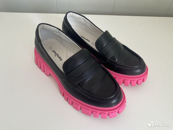 Лоферы для девочки 34 размер