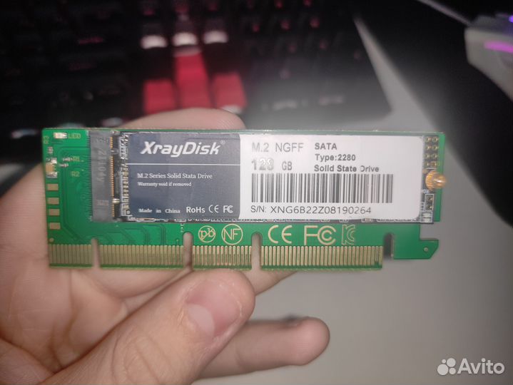 Ssd m2 ngff 128 GB