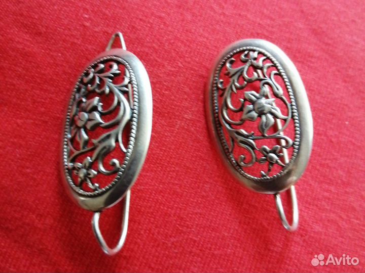 Комплект серьги + кольцо,серебро 925, 13 грамм