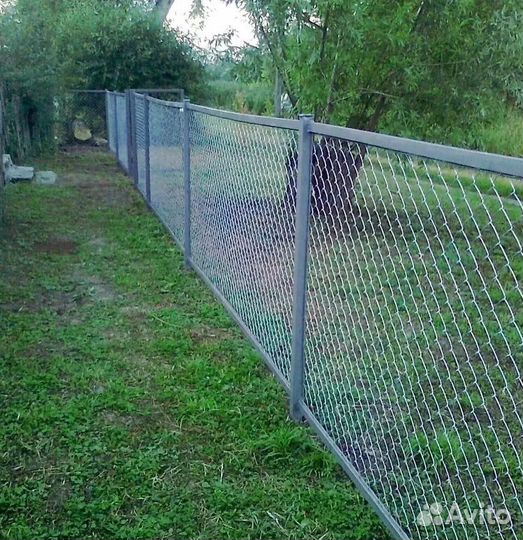 Заборы из сетки рабица со склада новые