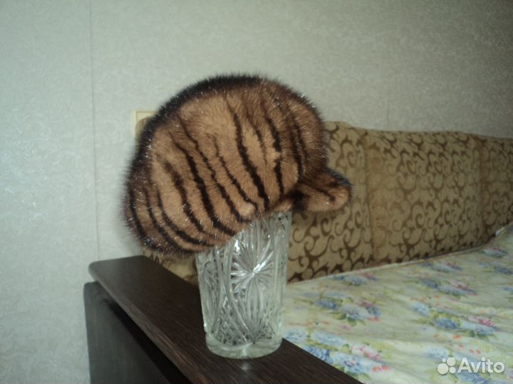 Шапка норковая (новая)