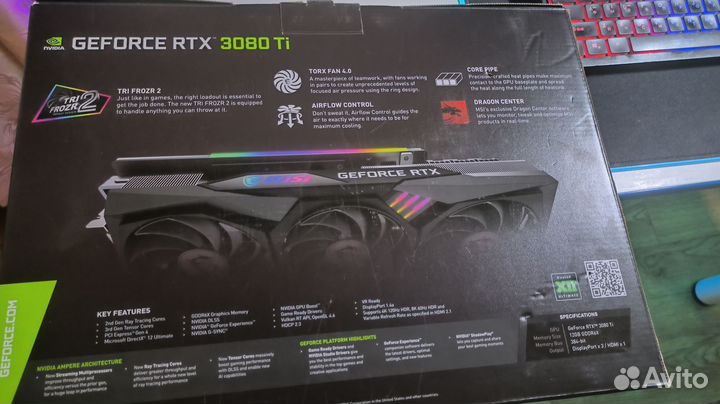 Видеокарта MSI Geforce RTX 3080 Ti Gaming X Trio