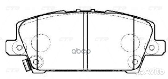 Колодки передние honda civic 5D 06 ckho25 CTR G