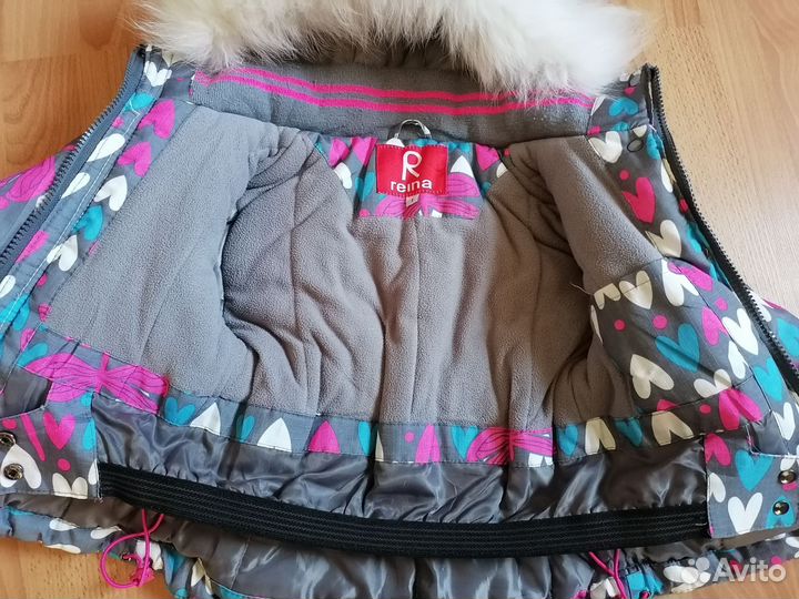 Зимний костюм для девочки 86 92