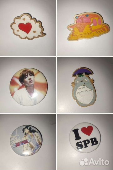 Значки пины