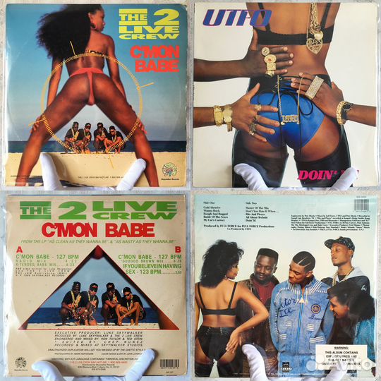 The 2 Live Crew винил Rap / пластинки Hip-Hop