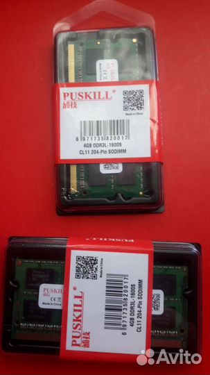 Ddr3 4gb-8 gb sodimm (для ноутбука 4 гб-8 гб)