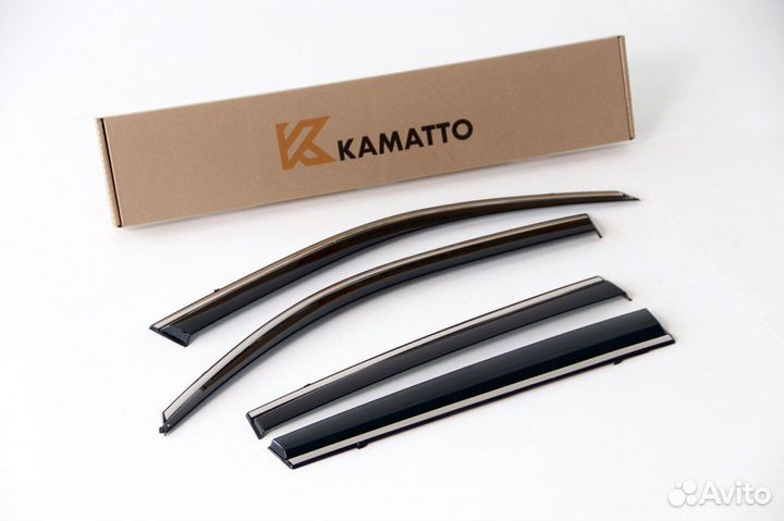 Ветровики Kamatto Toyota LC 100 1998-2007