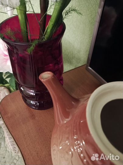 Чайник доливной керамический