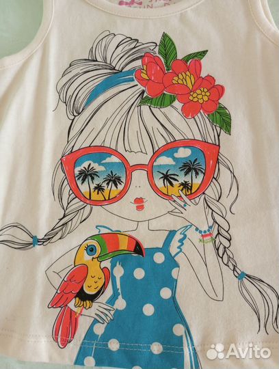 Майка Fun day для девочки 98 рост, новая