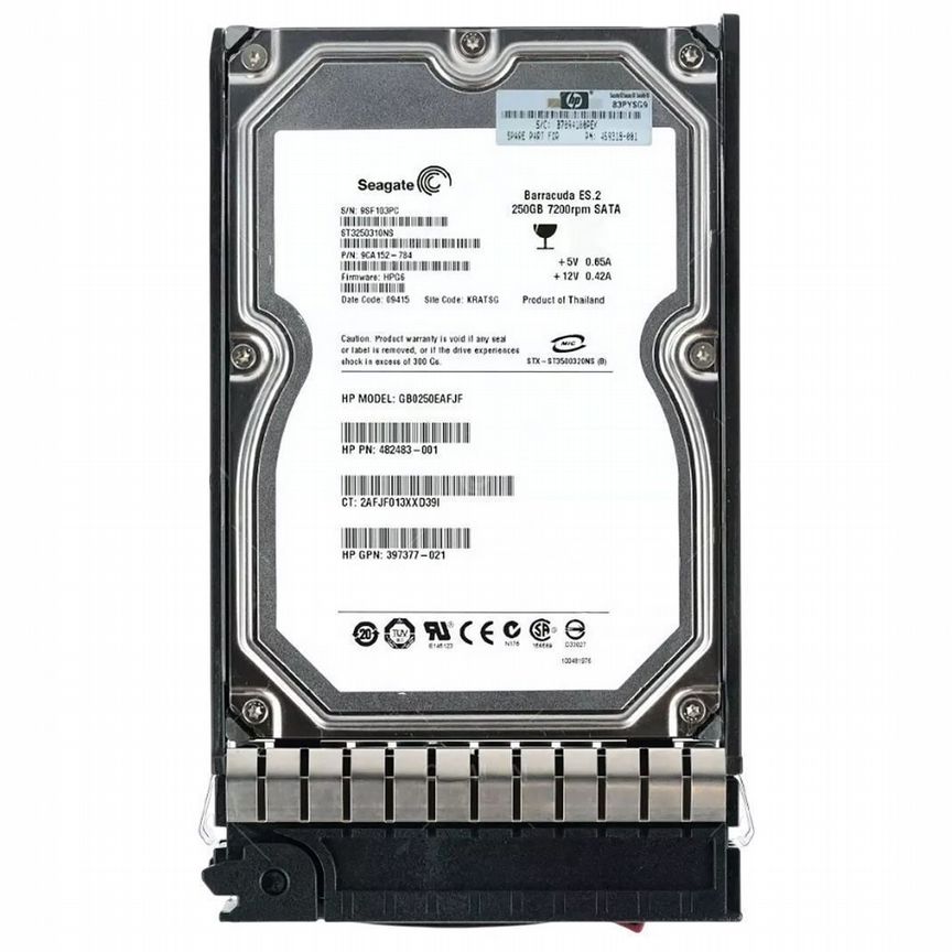 [459318-001] Жесткий Диск Hp 250gb Sata2 3,5" Hdd 459318-001