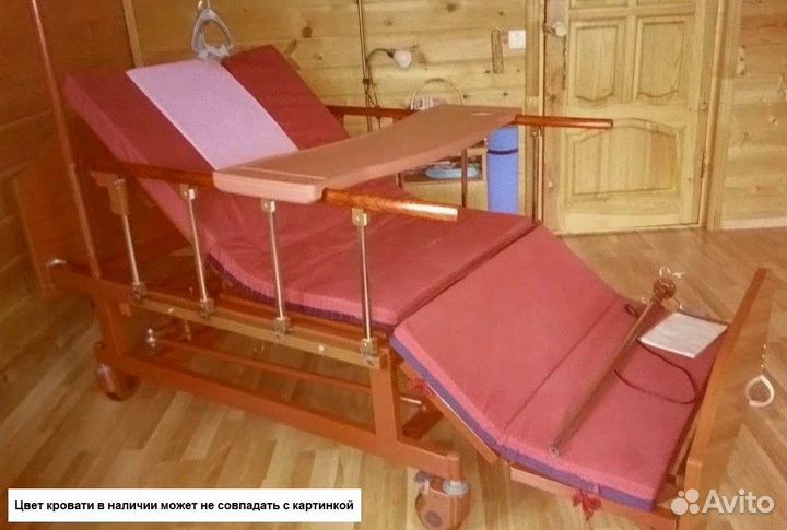 Медицинская кровать для лежачих больных напоправку