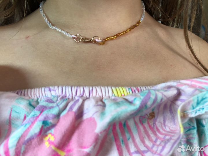 Чокер из бисера