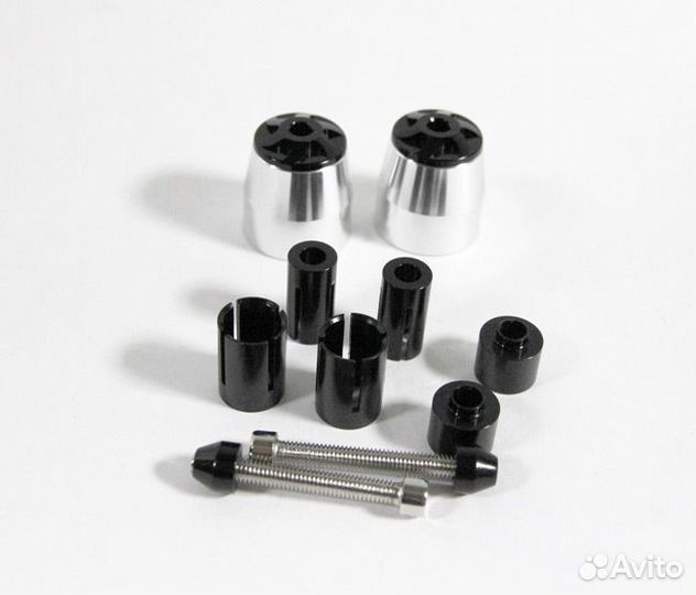 Грузики руля универсальные серебристые R-34