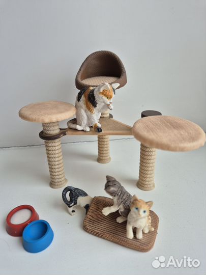 Коллекционные фигурки котов Schleich