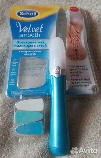 Электрическая пилка для ногтей Scholl