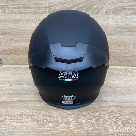 Открытый шлем с визором и очками