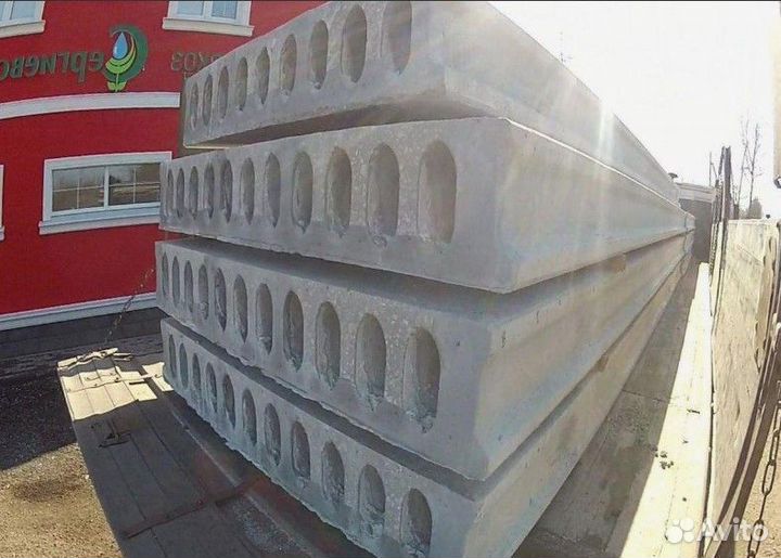 Плиты пустотелые тут